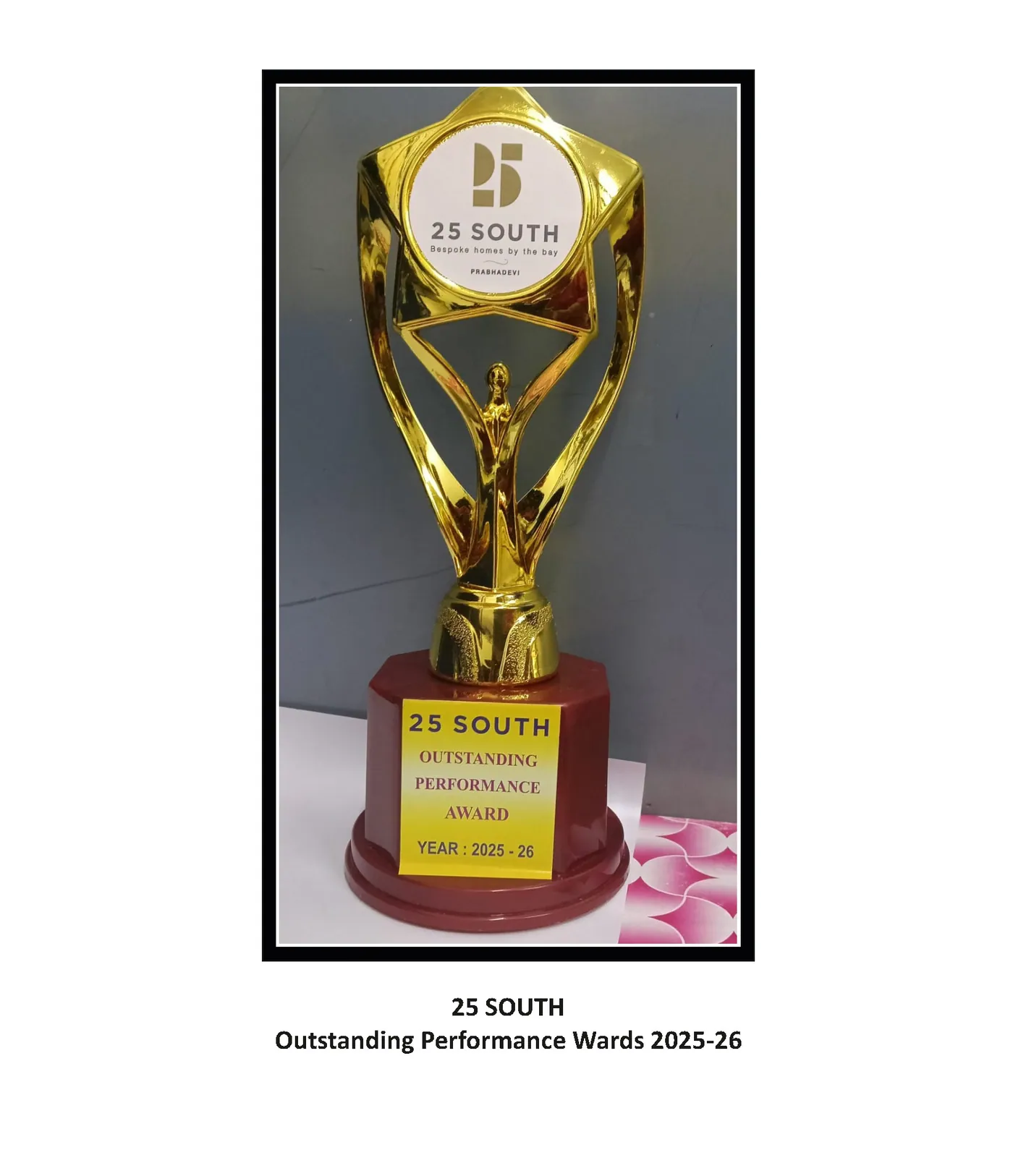 Outstanding Performance Award — 25 South, Prabhadevi, 2025–26