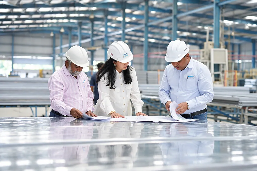 Engineering review on the floor